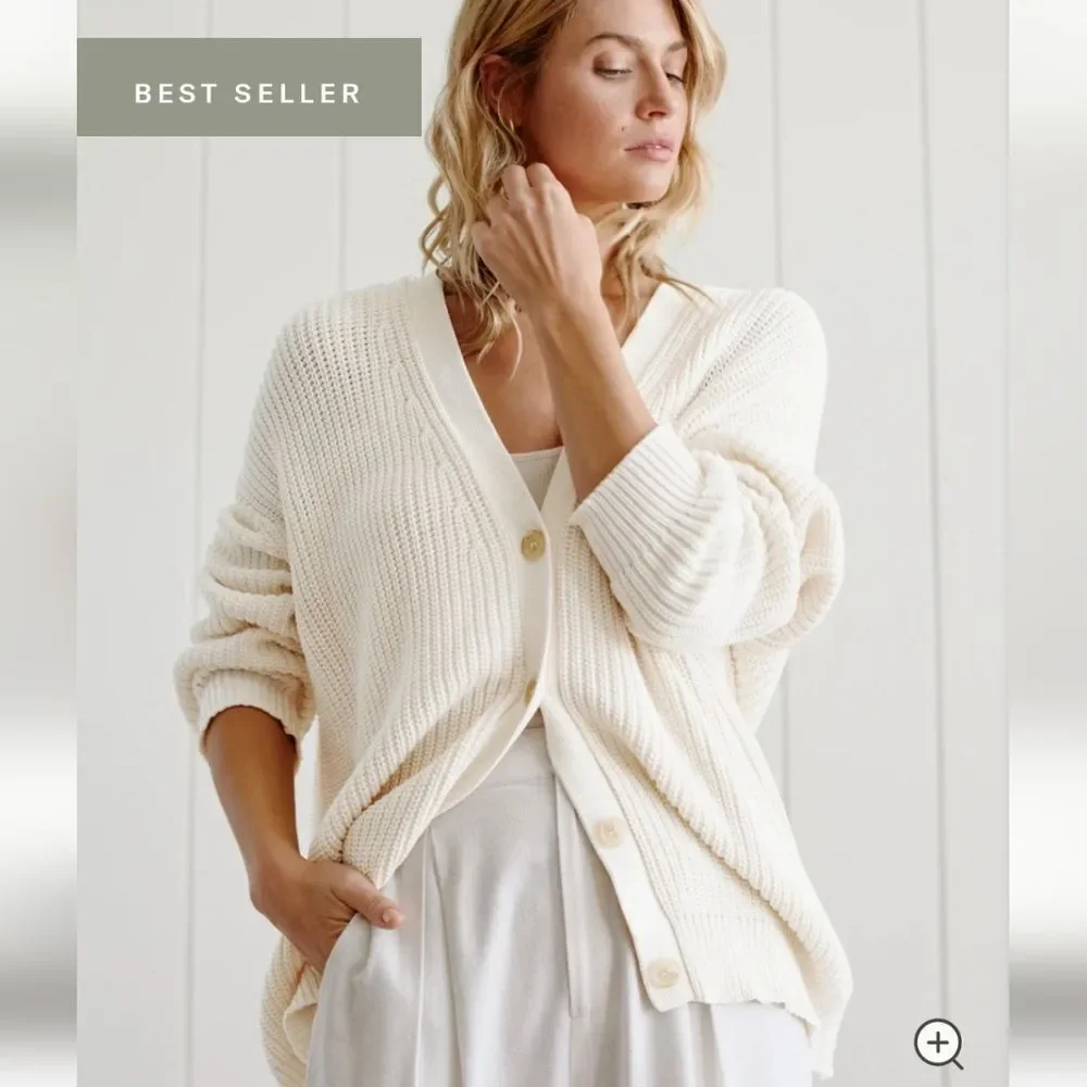 Jenni Kayne organic cotton cocoon cardigan